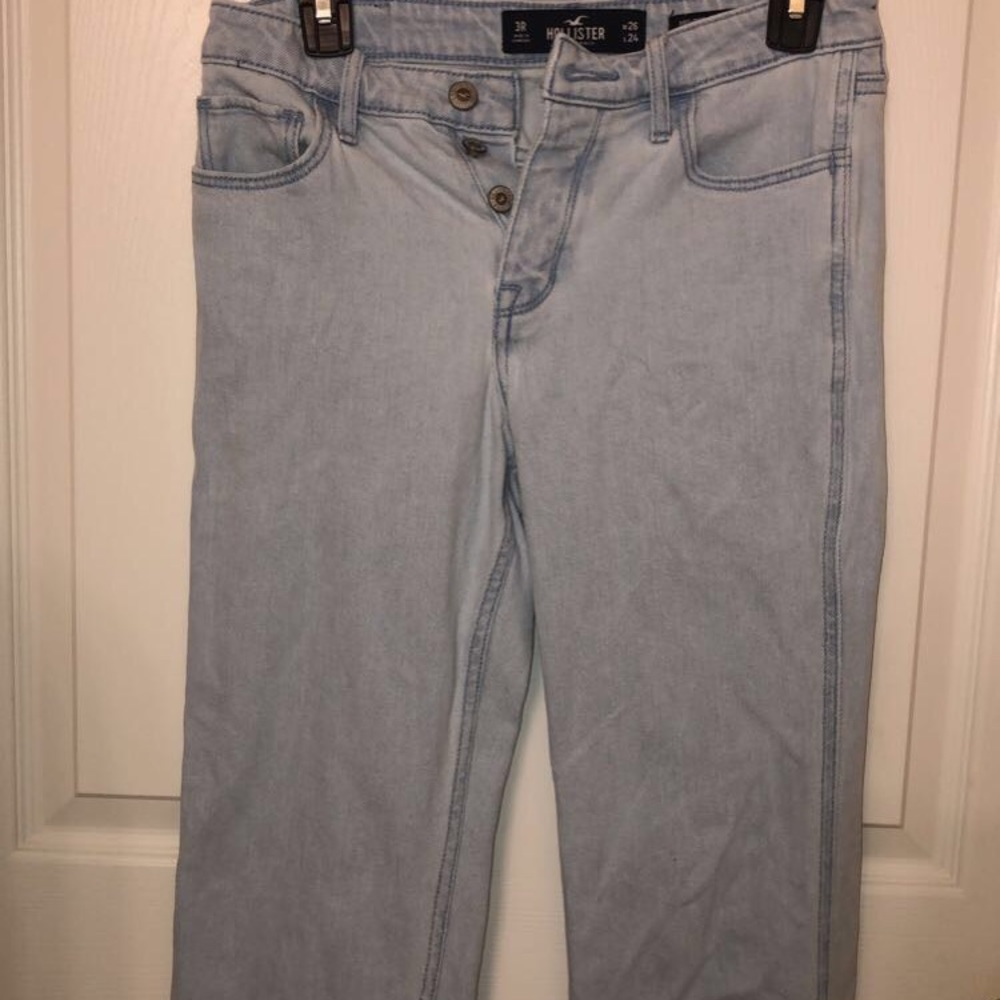 High Rise Boyfriend Jeans (Light Blue)